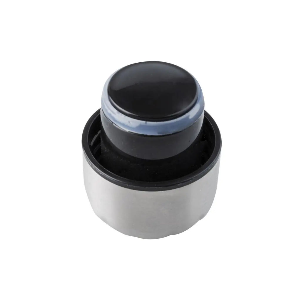 Botella termo de doble pared de acero inoxidable acabado en negro - Adecuada tanto para bebidas frías como calientes - Tapón de cierre hermético para evitar fugas - Ideal para oficina, montaña, playa... - Fácil de limpia