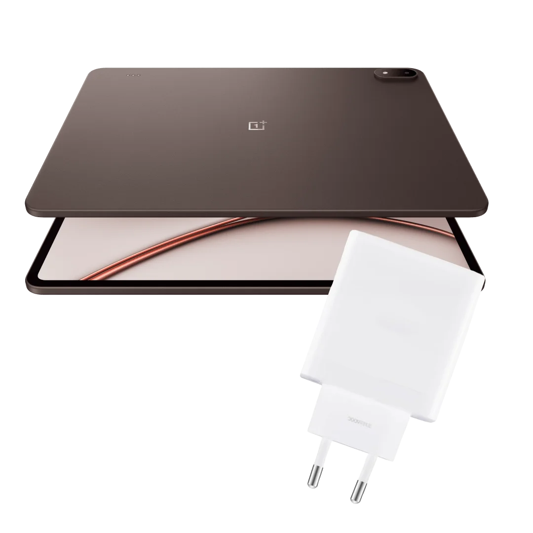 Tableta – OnePlus Pad 4, incluido Cargador 80W, Chip Snapdragon® 8 Elite Gen 5, Pantalla 3.4K de 13.2″ 144Hz, Batería 13380mAh y Carga 80W, 8 Altavoces, 672g, OxygenOS 16, Wi-Fi 7