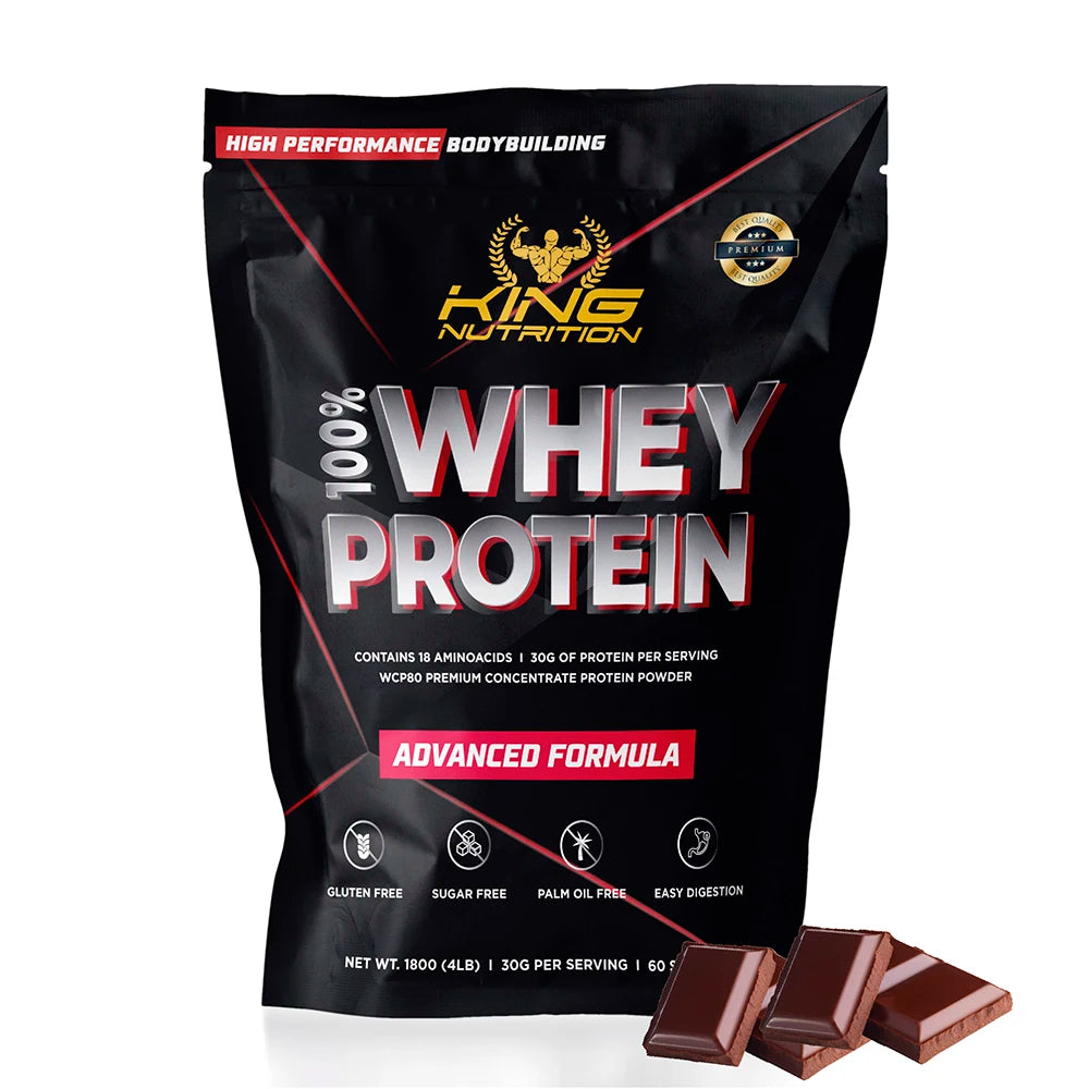 Whey Protein 1,8kg King Nutrition Proteina Concentrada.*