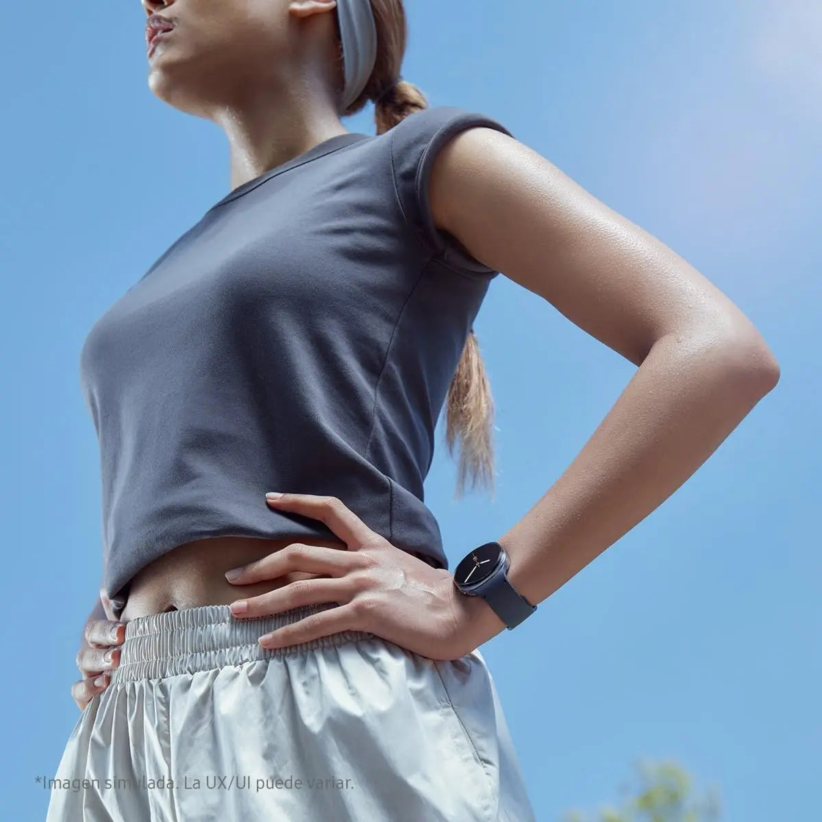 Samsung Galaxy Watch8 40/44 mm Bluetooth, Smartwatch with Galaxy AI, 3nm Processor, Health Assistant, Fitness Tracking, L1+L5 Dual-Frequency GPS, 5ATM + IP68 Waterproof, Android Compatible, Stylish Dark Gray/Silver Design.