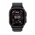 Apple Watch Ultra 3 de 49 mm (grande) en titanio negro: reloj inteligente con pantalla de 1'', GPS, monitor de frecuencia cardíaca, despertador, compatible con iOS y watchOS, con certificación CE para hombres y mujeres, resistente al agua y duradero.