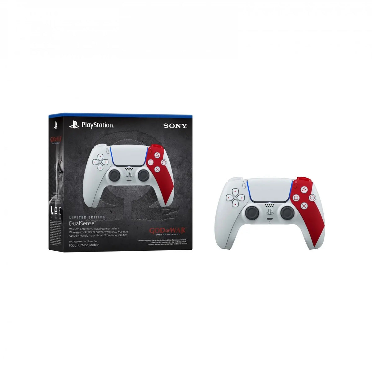 Dualsense god of war 20th anniversary controller - ps5 controller