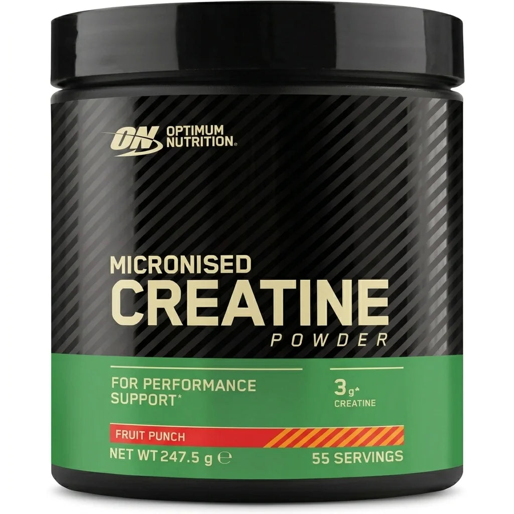 Optimum Nutrition Creatina Monohidrato Micronizada - 247.5g (55 Servings) - Rendimiento y Fuerza