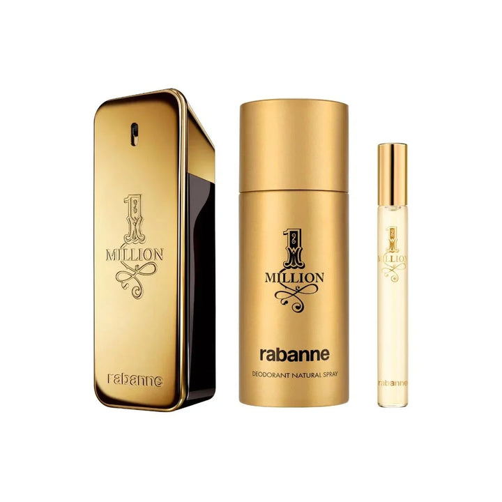 One Million - 100ml EDT+150ml DeoSpray+ Mini 10ml