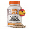 Maca Negra Complex UP2U Nutrition, 180 Cápsulas, hasta 3 Meses de Suministro