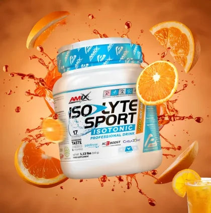 Amix IsoLyte Sport Drink 510 gramos - Matriz de Hidratación Isotónica y Cotransporte SGLT1 - Reposición de Electrolitos, Mantenimiento de la Volemia y Ahorro de Glucógeno