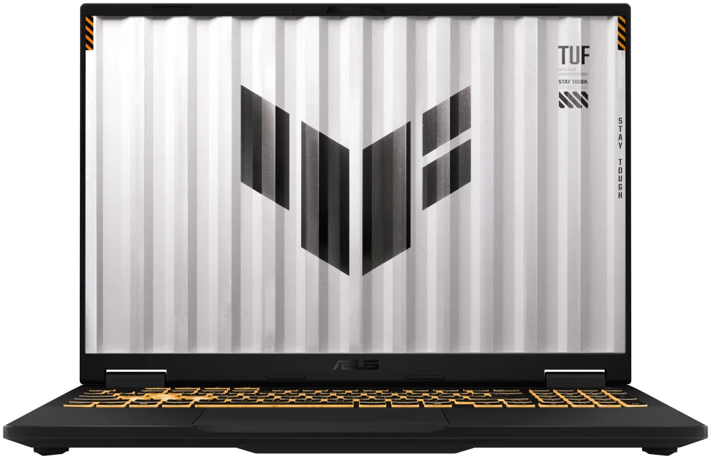 Asus tuf gaming f16 tuf608jmi-tu345 - 16" wuxga 144hz gaming laptop (core i5-14450hx. 16gb ram. 512gb ssd. rtx 5060 8gb. no operating system) jager gray - spanish qwerty keyboard