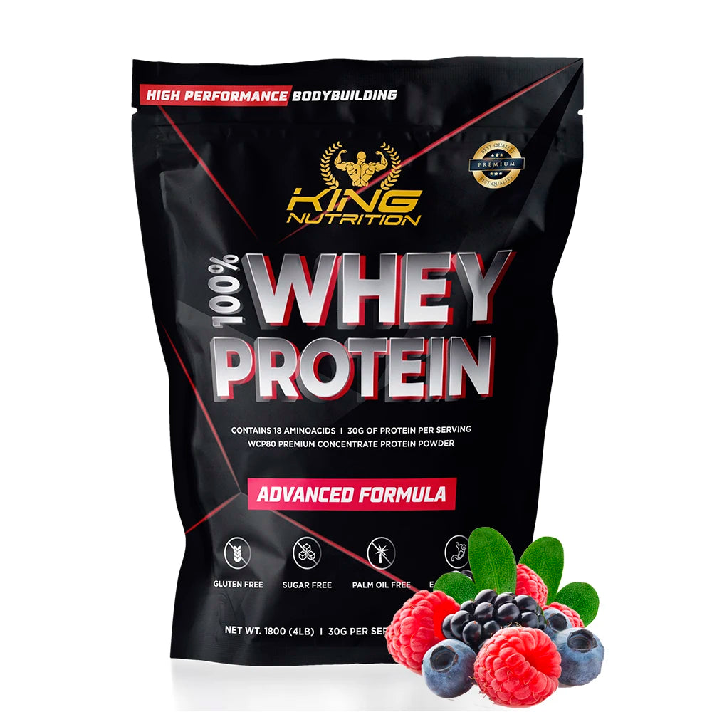Whey Protein 1,8kg King Nutrition Proteina Concentrada.*