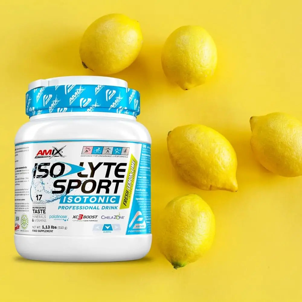 Amix IsoLyte Sport Drink 510 gramos - Matriz de Hidratación Isotónica y Cotransporte SGLT1 - Reposición de Electrolitos, Mantenimiento de la Volemia y Ahorro de Glucógeno