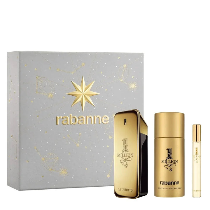 One Million - 100ml EDT+150ml DeoSpray+ Mini 10ml