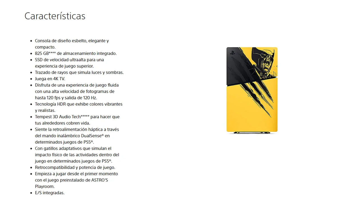 Consola PlayStation 5 Digital 825GB Edición Limitada Marvel