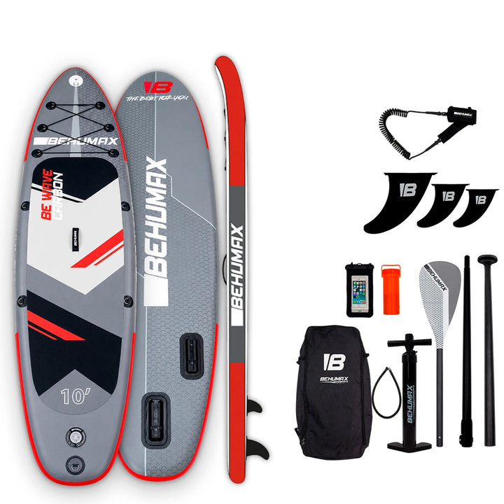 BEHUMAX - Tablas de Paddle Surf Be Wave Carbon construcción Dropstitch alta densidad resistente y estable