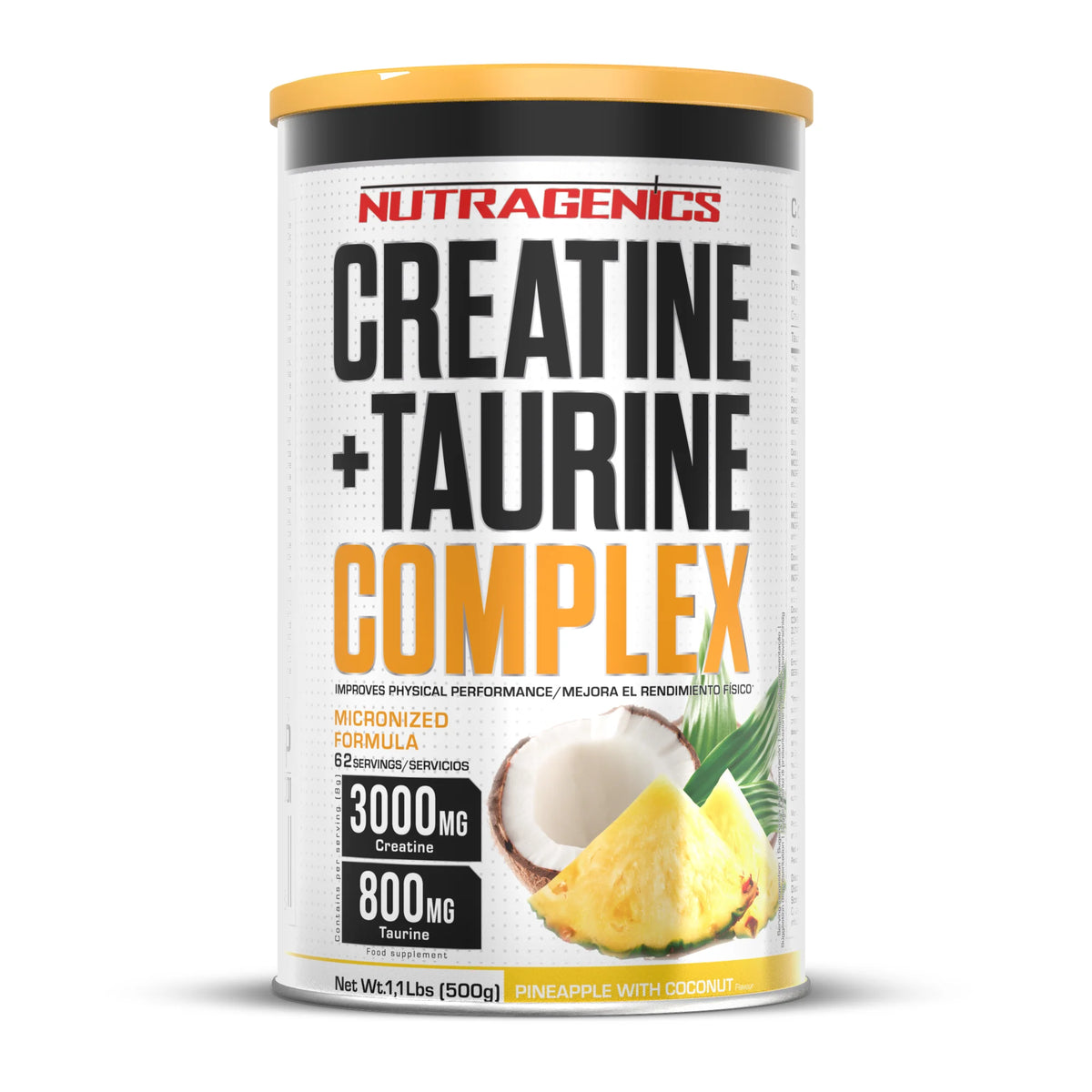 Creatine + Taurine Complex - 500 g - Creatina con taurina en polvo en 4 sabores increíbles