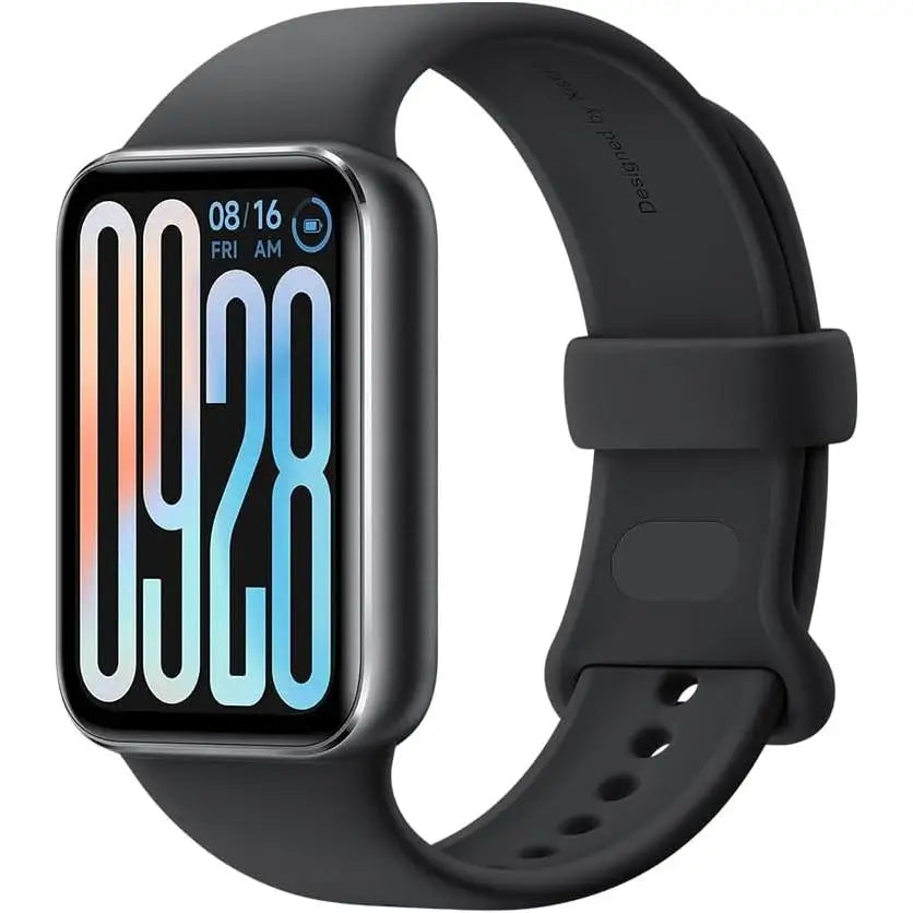 Xiaomi Smart Band 9 Pro 1.74" AMOLED Smartwatch with GPS, Bluetooth 5.4, 150+ Sports Modes, Heart Rate & SpO₂ Monitoring, 21 Days Battery Life, Compatible with Android, Available in Black and Silver.