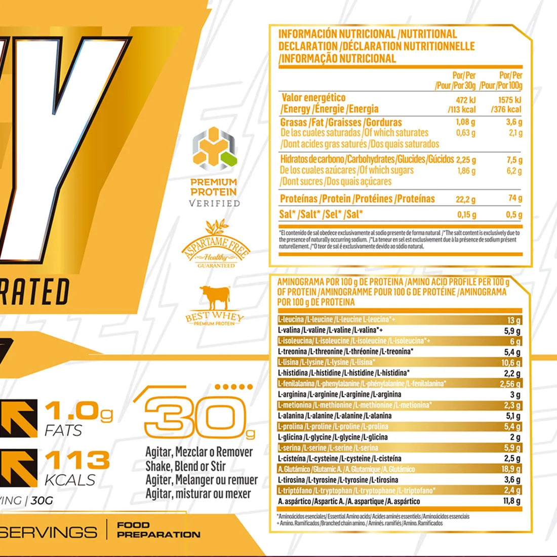 ELEVRA - 100% PRO Whey Protein 2kg / Esta fórmula superior de proteína de suero concentrada WHEYCO® se elabora mediante procesos de fabricación optimizados, directos al cliente final. Así se obtiene la máxima calidad al