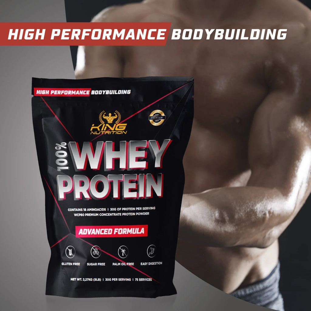 Whey Protein 1,8kg King Nutrition Proteina Concentrada.*