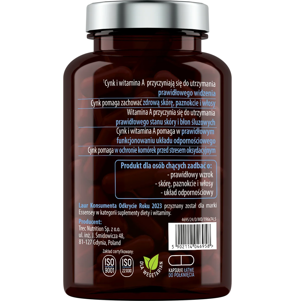Essensey Lutein Forte – Complejo de Luteína, Zinc y Vitamina A