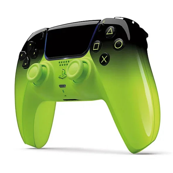 PlayStation 5 - DualSense Wireless Controller HYPERPOP with Haptic Feedback and Adaptive Triggers, available in Remix Green, Red, and Blue, for PS5 and PC, USB-C charging, European version.