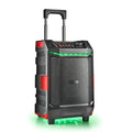 NGS Wildbash Portable Speaker 300W with Bluetooth 5.4, IPX6 Waterproof, RGB LED Lights, Wireless, Ideal for Parties and Outdoor Events, Powerful Bluetooth Speaker with AUX and USB Input.