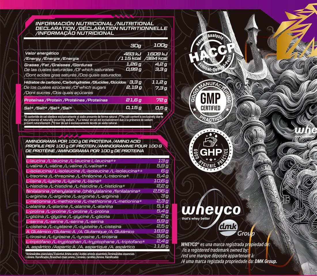 ASSAULT - 100% concentrado de proteína de suero WHEYCO® optimizado para poner en marcha los procesos de desarrollo muscular de su organismo. La proteína contribuye al crecimiento y mantenimiento de la masa muscular
