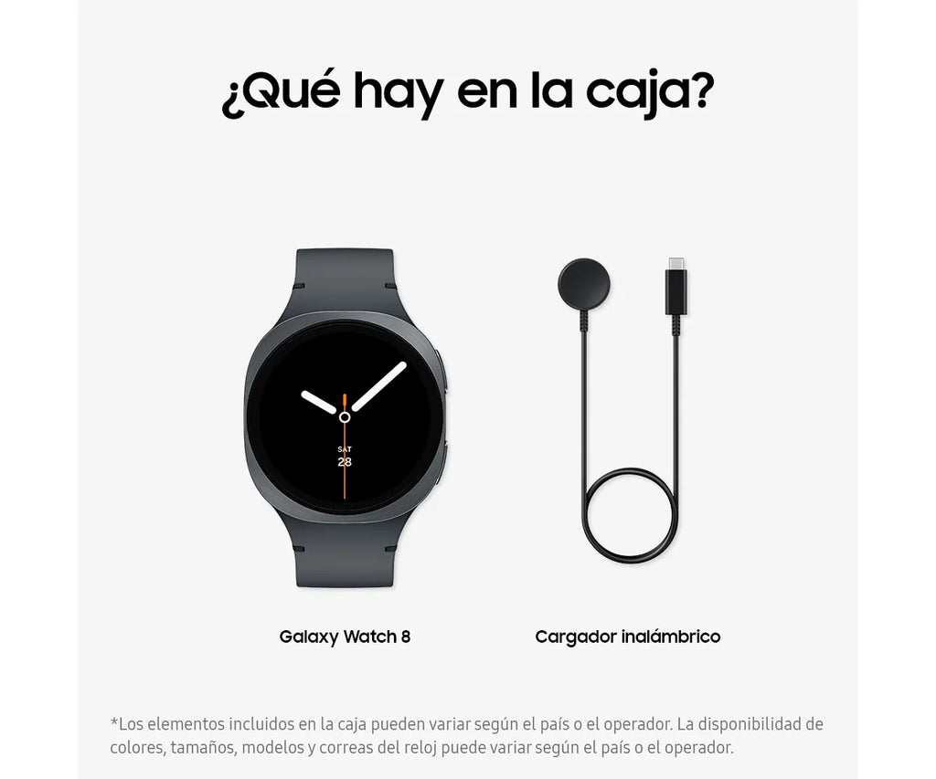 Reloj inteligente Samsung Galaxy Watch8 con GPS, Bluetooth 5.3, pantalla táctil HD de 1.31"/1.47", resistencia al agua IP68, monitoreo de salud y carga inalámbrica rápida para hombres y mujeres.