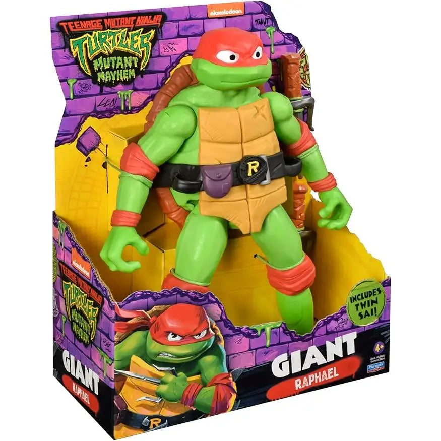 Paquete de 4 figuras gigantes de las famosas Tortugas Ninja de 30 cm