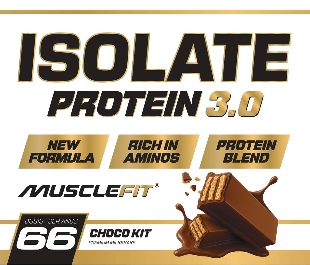 MUSCLEFIT ISOLATE 3.0 BLEND PROTEIN 2kg ENTEGAS 24/48 HORAS