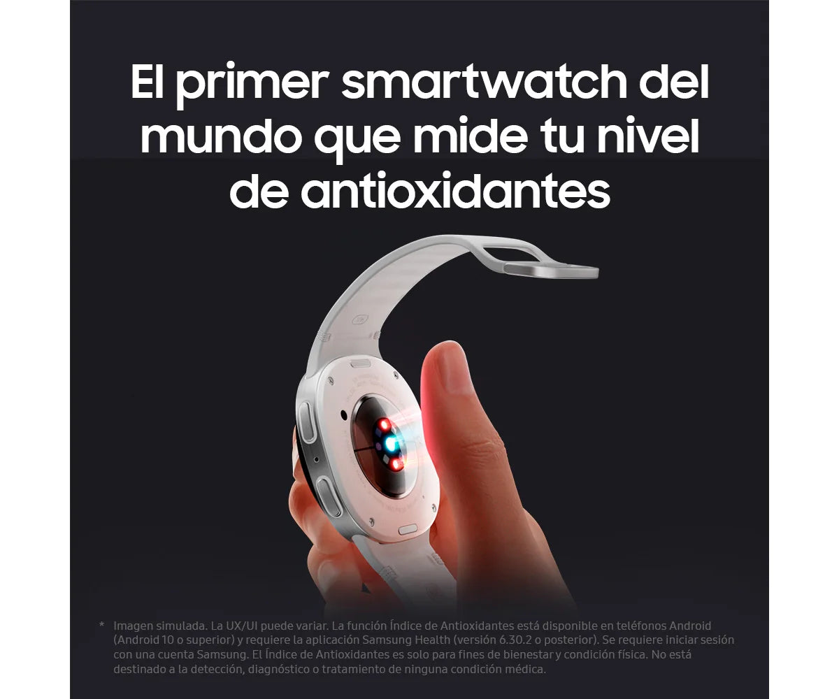 Reloj inteligente Samsung Galaxy Watch8 con GPS, Bluetooth 5.3, pantalla táctil HD de 1.31"/1.47", resistencia al agua IP68, monitoreo de salud y carga inalámbrica rápida para hombres y mujeres.