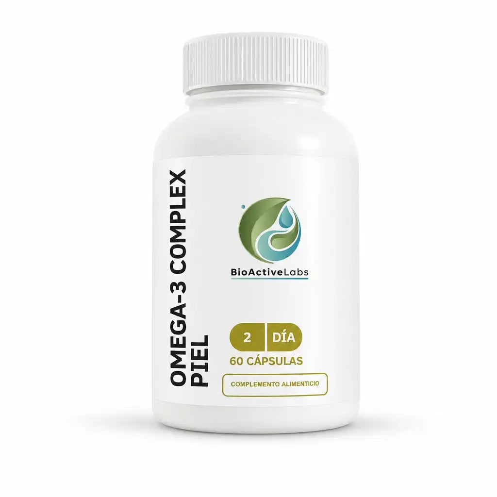 Omega 3 + vitamins a, c and e with calendula – skin complex with zinc and copper – skin care from the inside – 60 epa and dha capsules – antioxidant – | BioActiveLabs