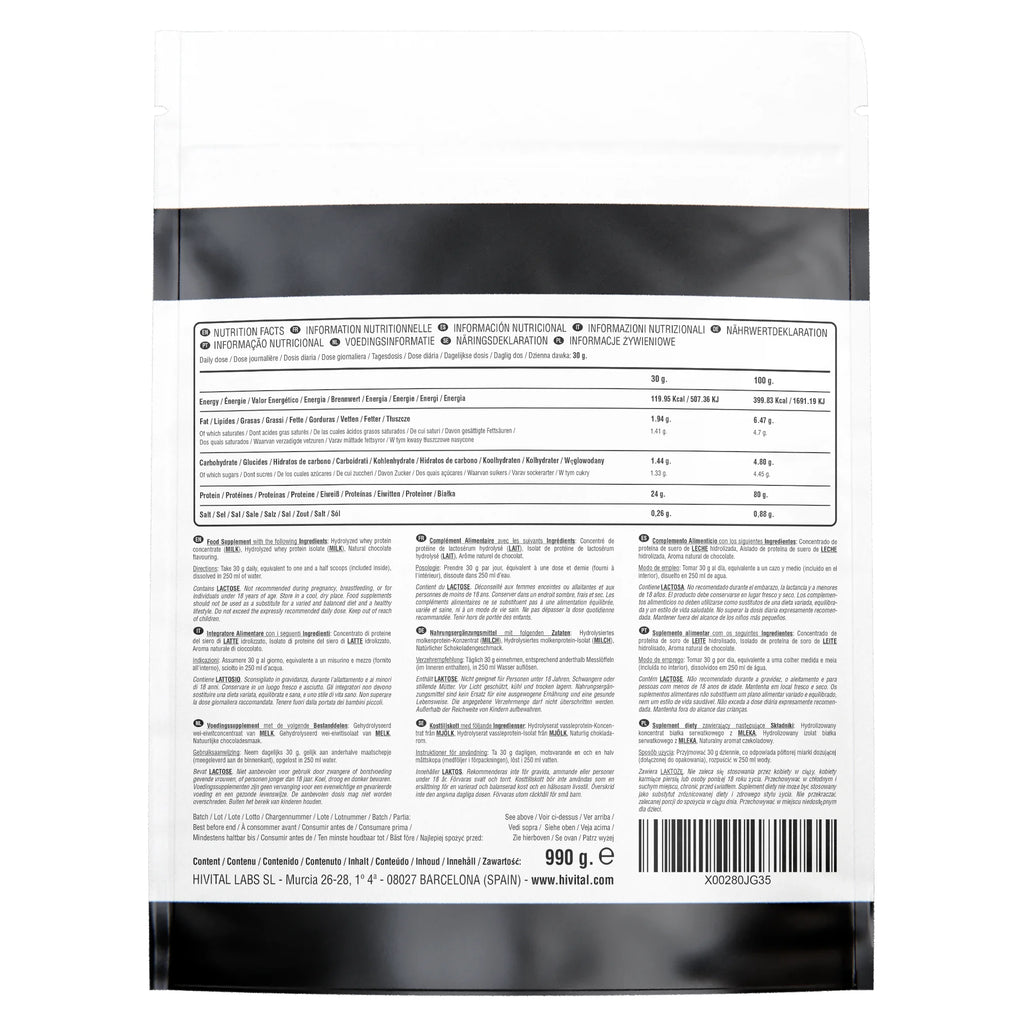 Proteína Concentrada de Suero de Leche WHEY | 1 kg. Hivital