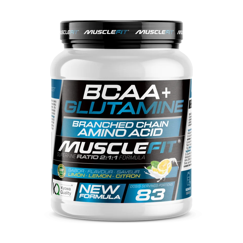 Glutamina + BCAA´s 500g - MuscleFit  Aminoácido