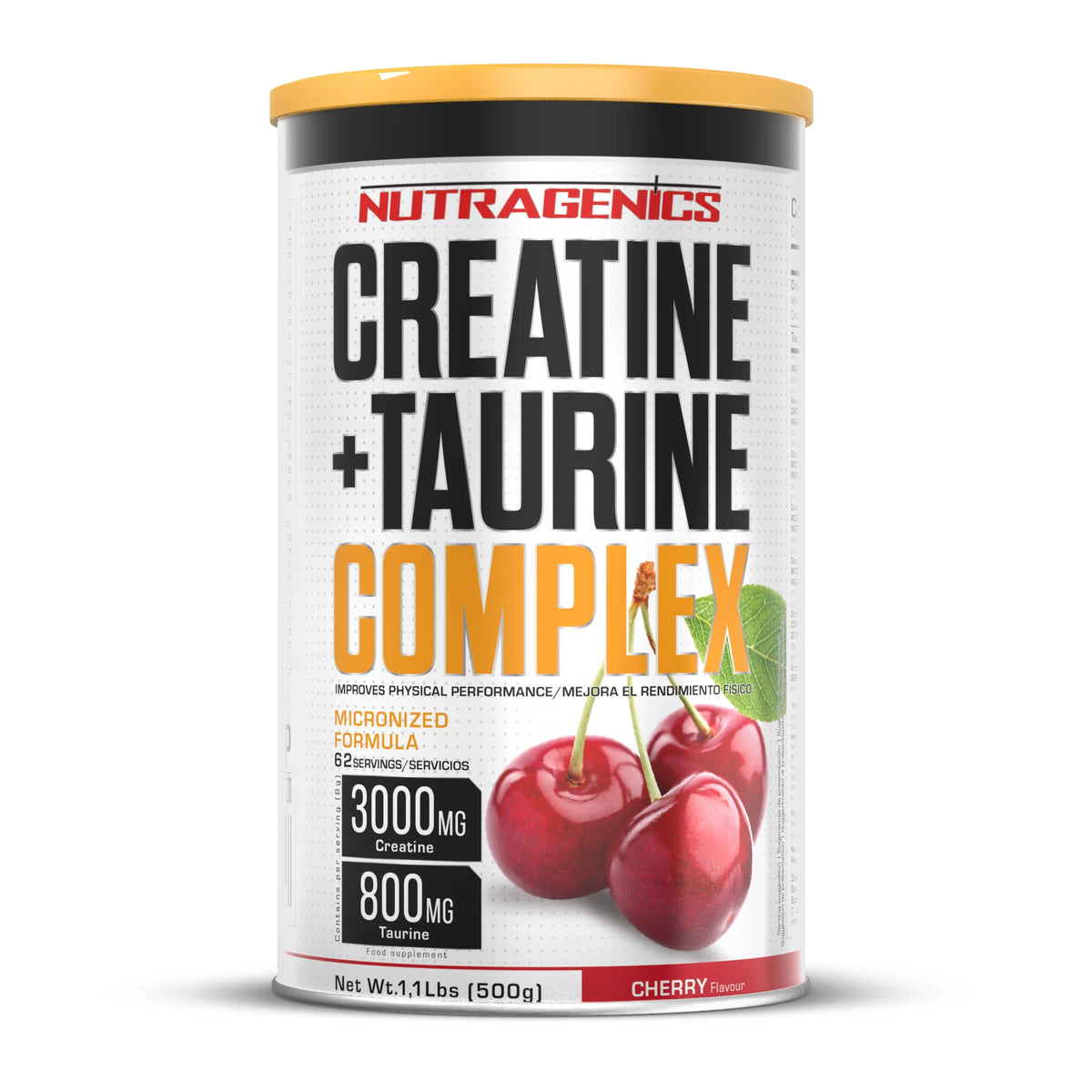 Creatine + Taurine Complex - 500 g - Creatina con taurina en polvo en 4 sabores increíbles