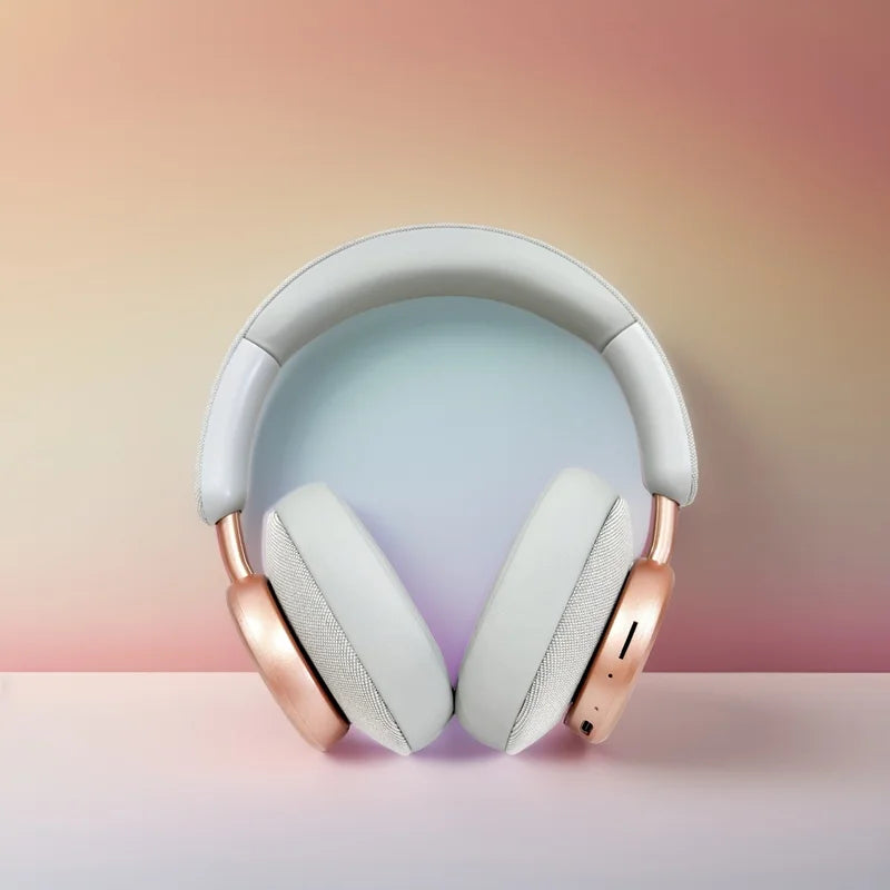 Auriculares inalámbricos de diadema TEISCHE con cancelación de ruido, 40 horas de reproducción, Bluetooth 5.4, diseño ergonómico, graves profundos y ajuste cómodo, ideales para música y llamadas.