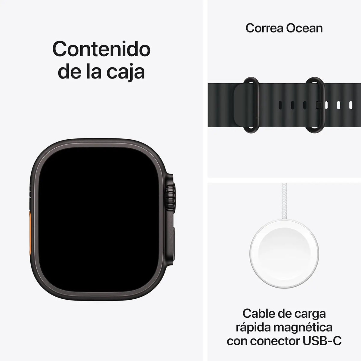 Apple Watch Ultra 3 de 49 mm (grande) en titanio negro: reloj inteligente con pantalla de 1'', GPS, monitor de frecuencia cardíaca, despertador, compatible con iOS y watchOS, con certificación CE para hombres y mujeres, resistente al agua y duradero.
