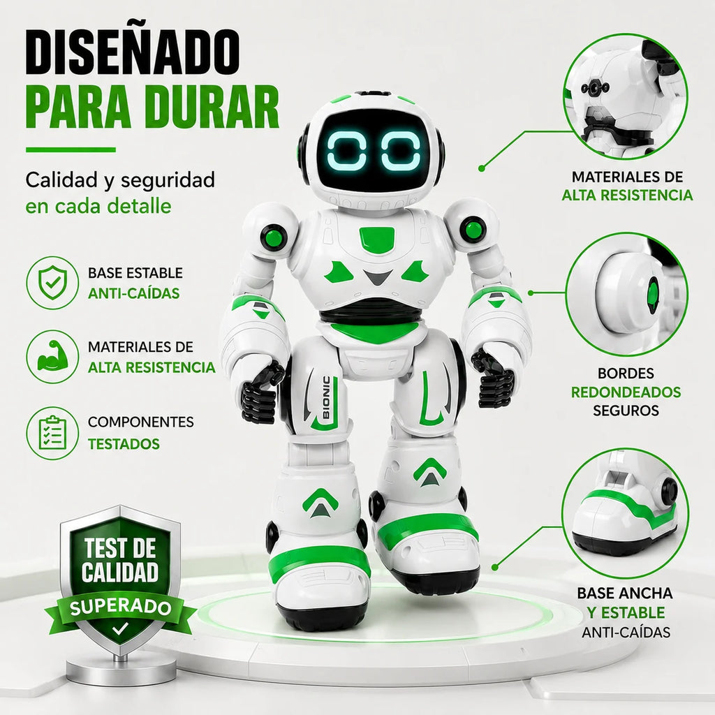 Xtrem bots - bionic |   Robot toy |   Toys for children 5 years or older |   Remote control and programmable robot |   Toys for children 5 6 7 8 years |   Robotics