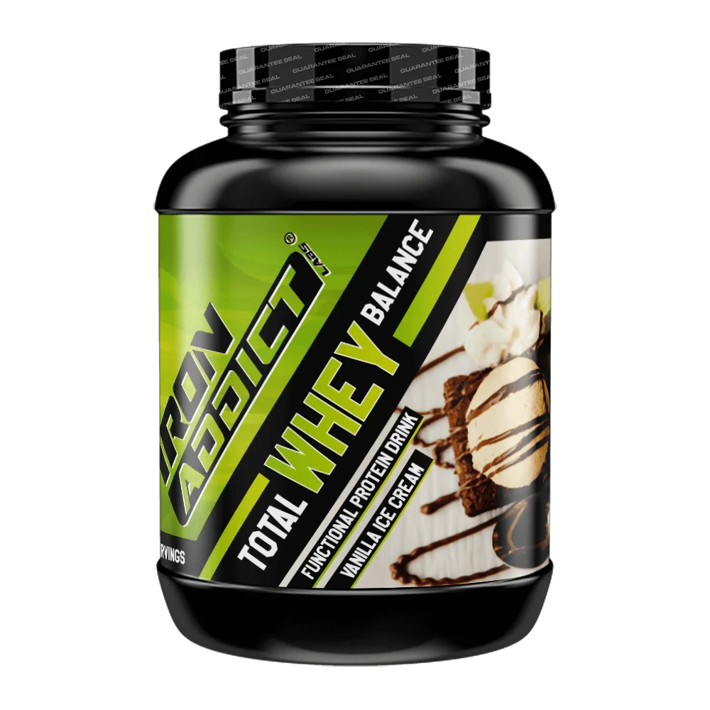 Whey Protein 1.8Kg Iron Addict Labs - Proteína de Suero de Leche de Máxima Calidad+Colágeno+Creatina - Mantenimiento y Desarrollo Muscular - Fortalece las Articulaciones - Mezcla de proteínas - Iron Addict Labs