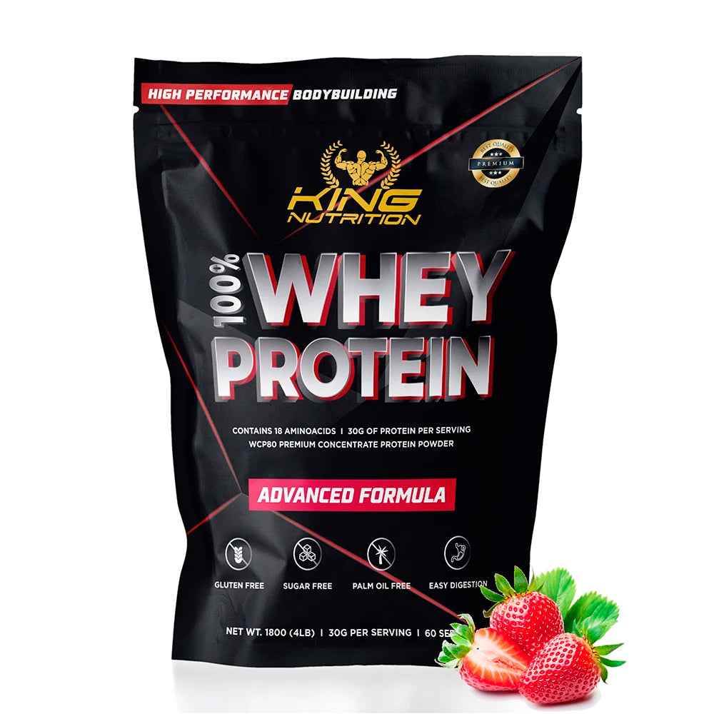 Whey Protein 1,8kg King Nutrition Proteina Concentrada.*