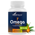 Omega-7 con Omegia Soria Natural – Aceite de Espino Amarillo con Omega 3, 6, 7 y 9 - Con Vitaminas E y A - 60 Perlas