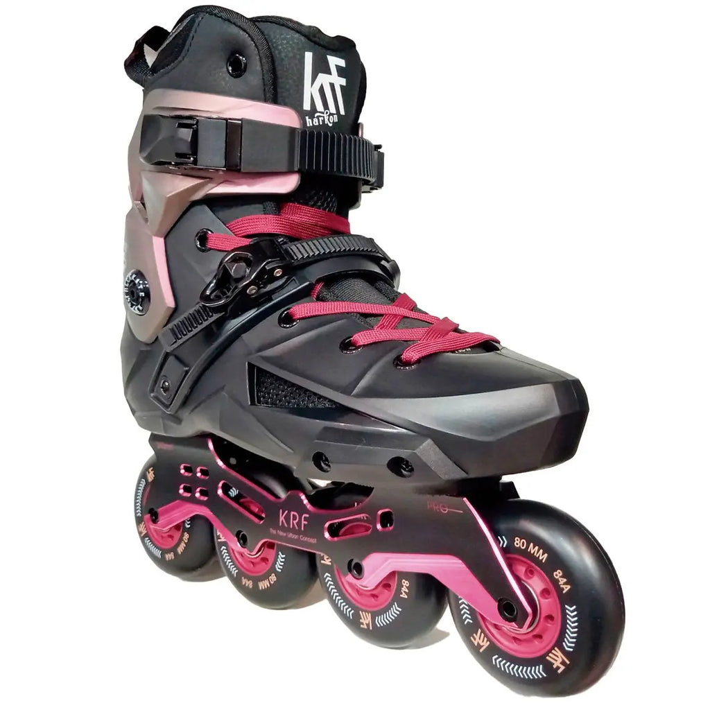 KRF HARKON PATIN FREEESKATE 4x80 BLACK/BURGUNDY