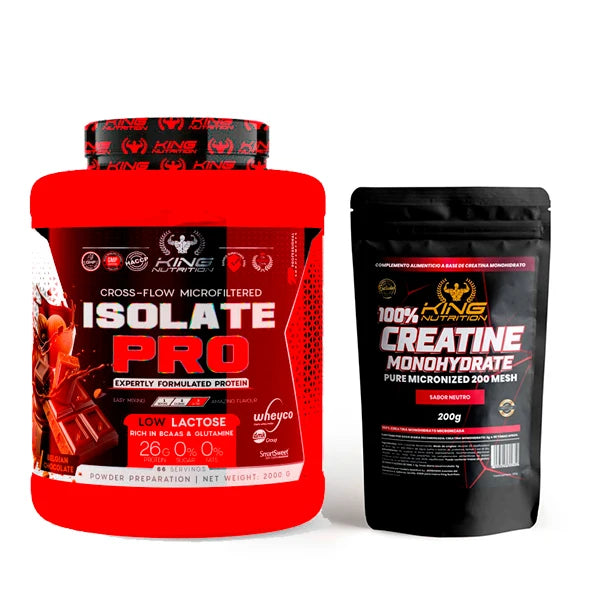 King Nutrition  Pro Isolate Protein 2Kg Proteína Isolada + 200gr de creatine monohydrate*