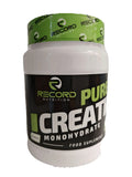 RECORD NUTRITION - Creatina Monohidrato Creapure® de máxima pureza para rendimiento físico, recuperación post-entreno y mejora de potencia muscular en nutrición deportiva