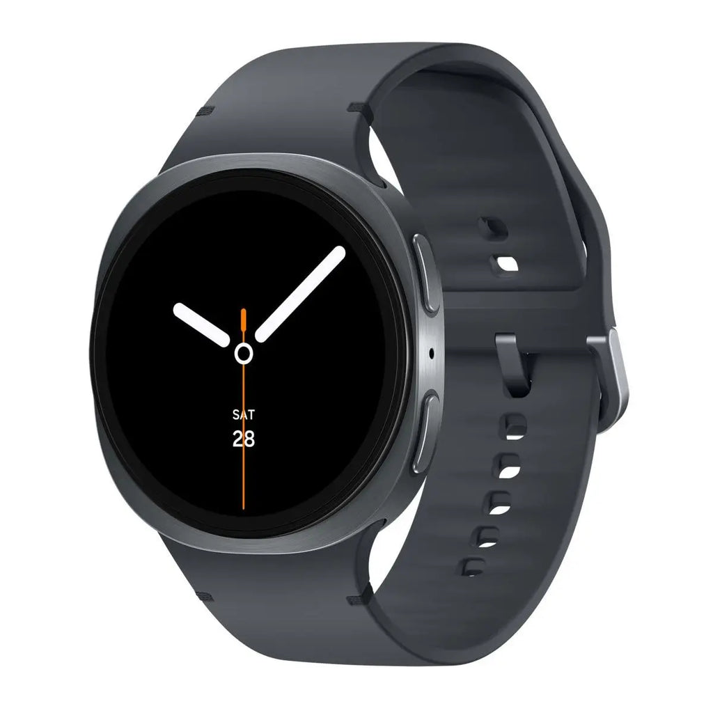 Samsung Galaxy Watch8 40/44 mm Bluetooth, Smartwatch with Galaxy AI, 3nm Processor, Health Assistant, Fitness Tracking, L1+L5 Dual-Frequency GPS, 5ATM + IP68 Waterproof, Android Compatible, Stylish Dark Gray/Silver Design.