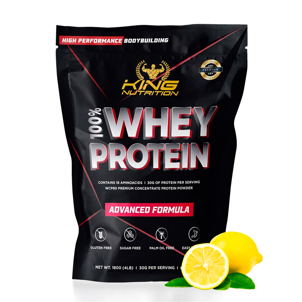 Whey Protein 1,8kg King Nutrition Proteina Concentrada.*