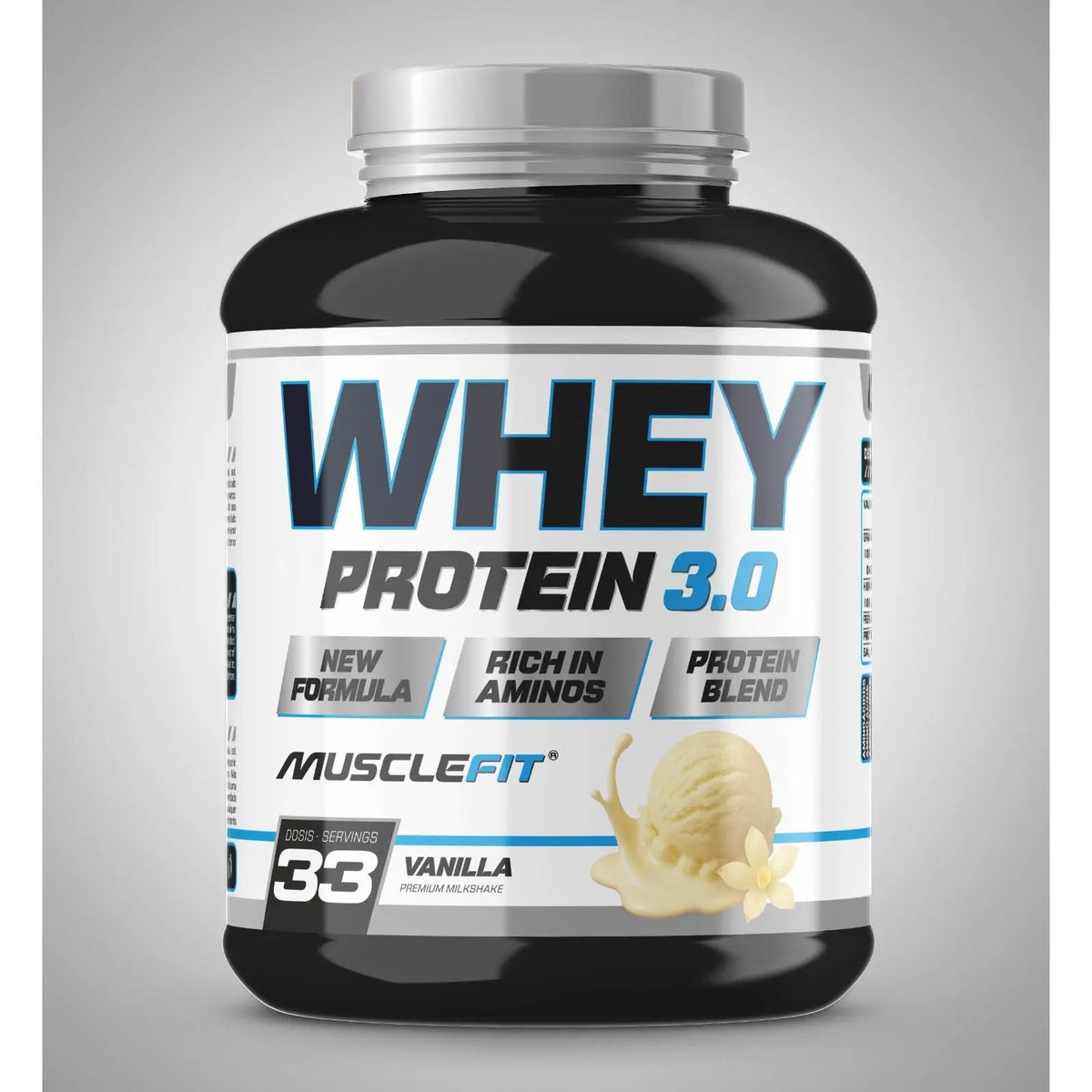 WHEY 3.0 BLEND PROTEIN 1kg MUSCLEFIT ENTREGAS 24/48 HORAS