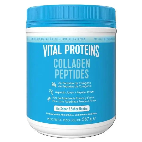 Vital Proteins, Péptidos de colágeno, sin sabor, 1.25 lbs (567 g)