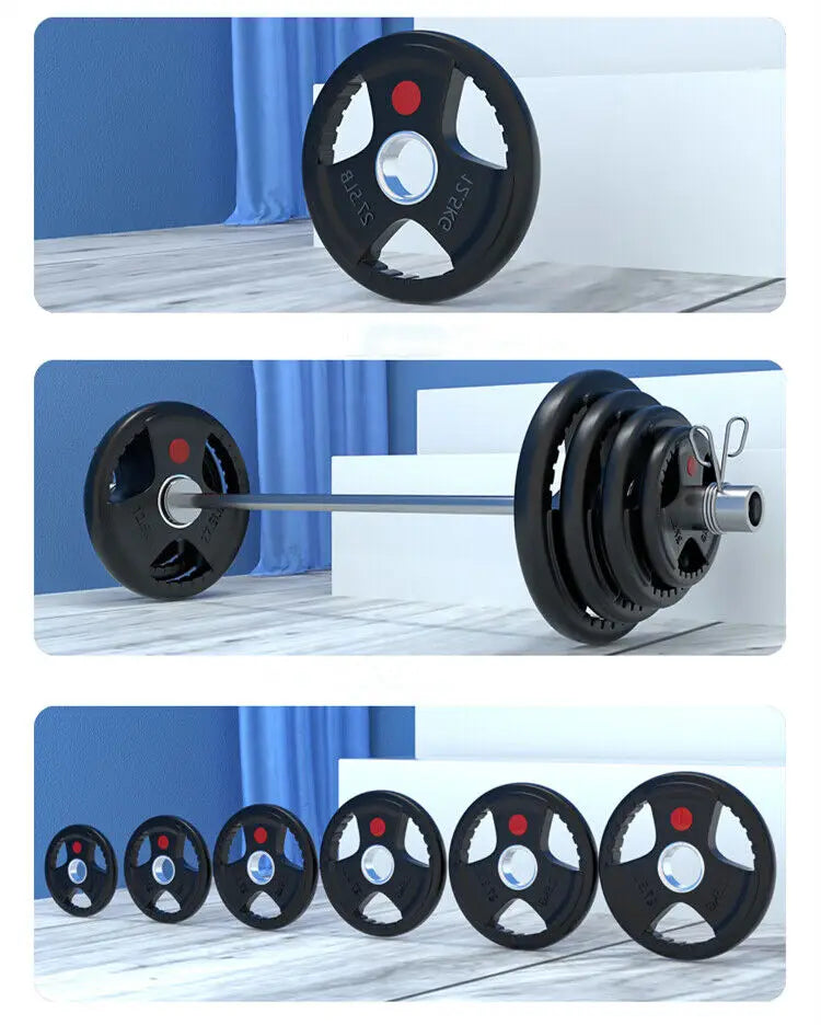 Barra Olímpica Cromada de Alta Carga marca Fit-Force 1200mm - Ejercicios de Musculación