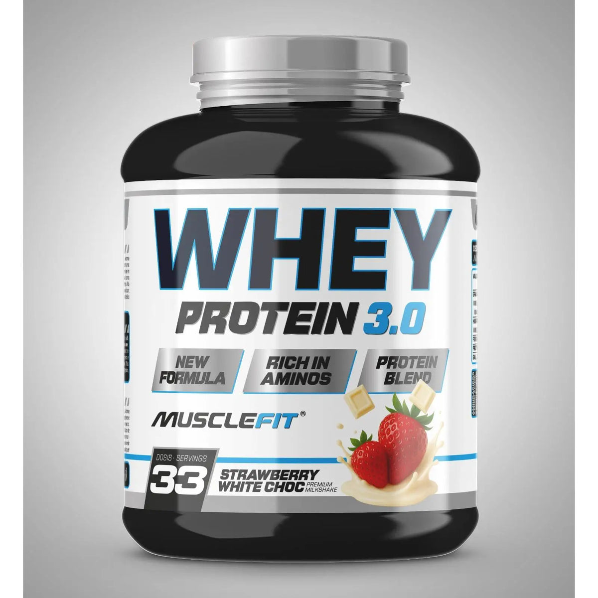 WHEY 3.0 BLEND PROTEIN 1kg MUSCLEFIT ENTREGAS 24/48 HORAS