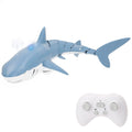 Tiburón de juguete a control remoto, lancha de carreras de 38 cm