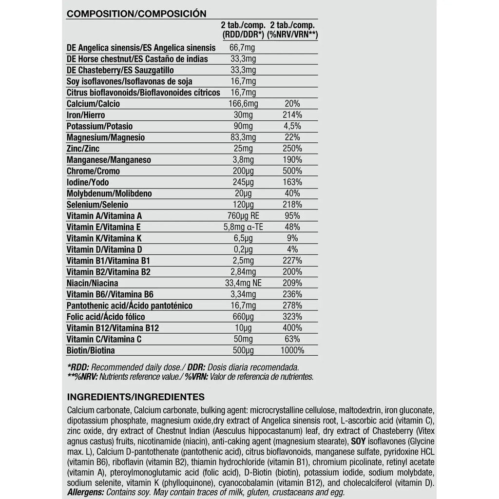 Quamtrax Nutrition Mega Vitamins for Women – 60 tabletas | Multivitamínico femenino con minerales y extractos