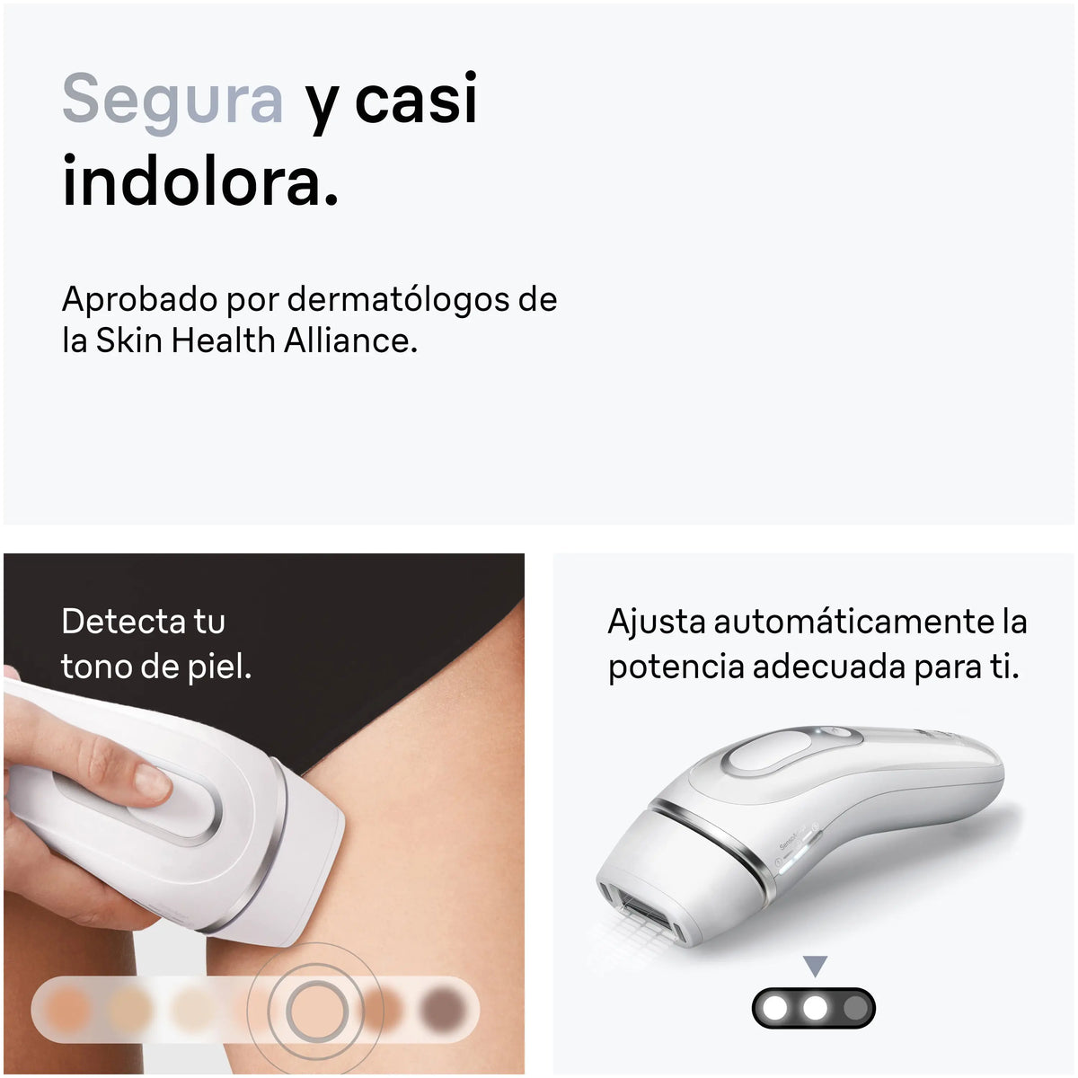 Braun Luz Pulsada Silk-expert Pro 3 Depiladora IPL. Eliminación Del Vello En Casa, Alternativa Para Depilación Láser, Con Funda, Maquinilla De Depilación Venus, 2 Cabezales, Regalo Para Mujer, Blanca/Plateada